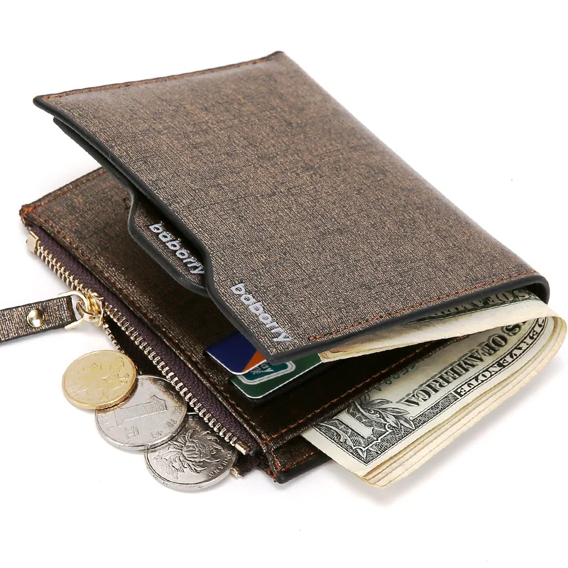 2019 محافظ جلد للرجال عملة محفظة جيب ID الائتمان حامل بطاقة محفظة سستة محفظة الرجال مع عملة حقيبة Billetera Hombre
