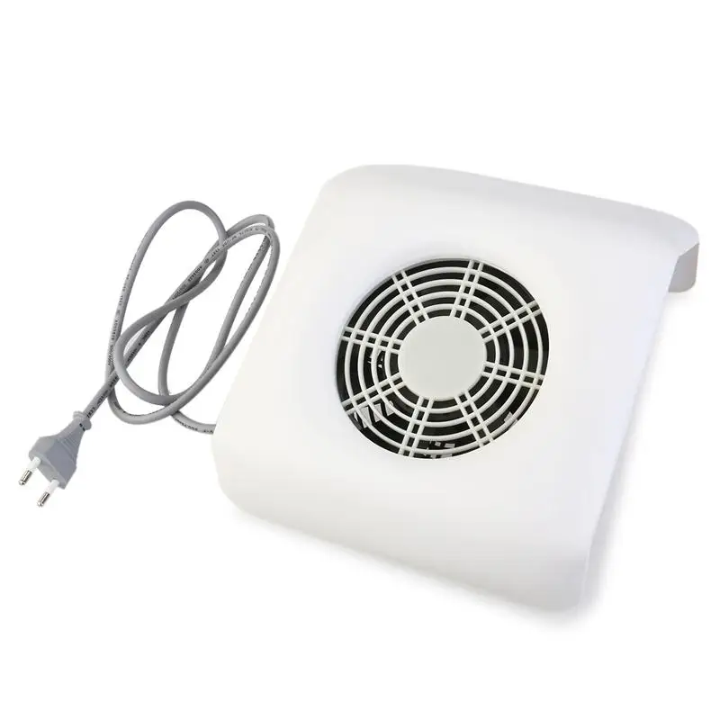 

Nail Dust Collector Suction Nail Art Collector Dust Vacuum Cleaner Tool (White)