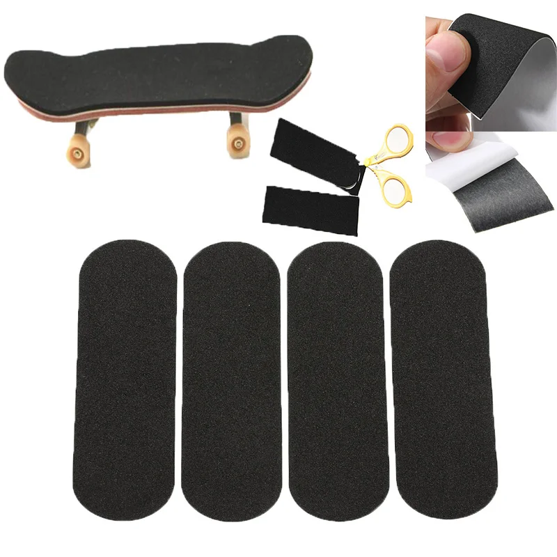 12Pcs Mini Skateboard Funny Portable Finger Board Finger Skateboard for Home 