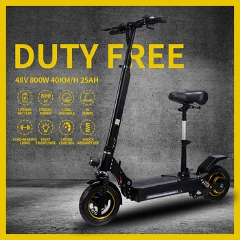 

800W Electric Scooter 10inch Folding 48V Long Distance 85KM Re-chargeable Patinete Electrico Adulto Electric Skateboard Citycoco