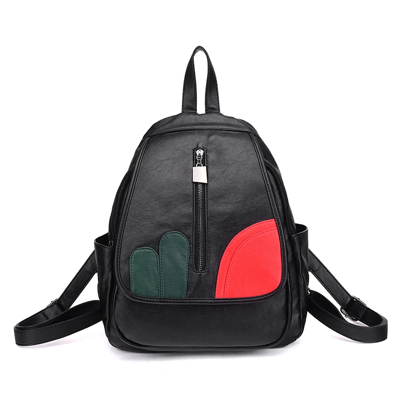 backpack women cover two pu leather polyester fashion bolsos mujer sac pochette femme mochila feminina