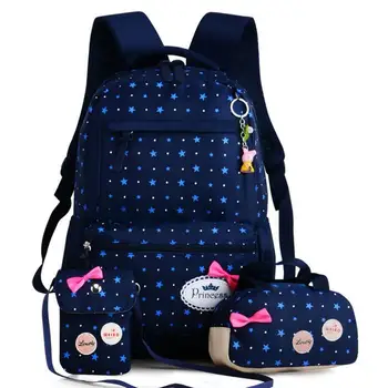 

School Bags Teenager Girls Printing travel Backpack Backpack kids Orthopedic Backpack 3pcs/Set Rucksack schoolbag sac infantil