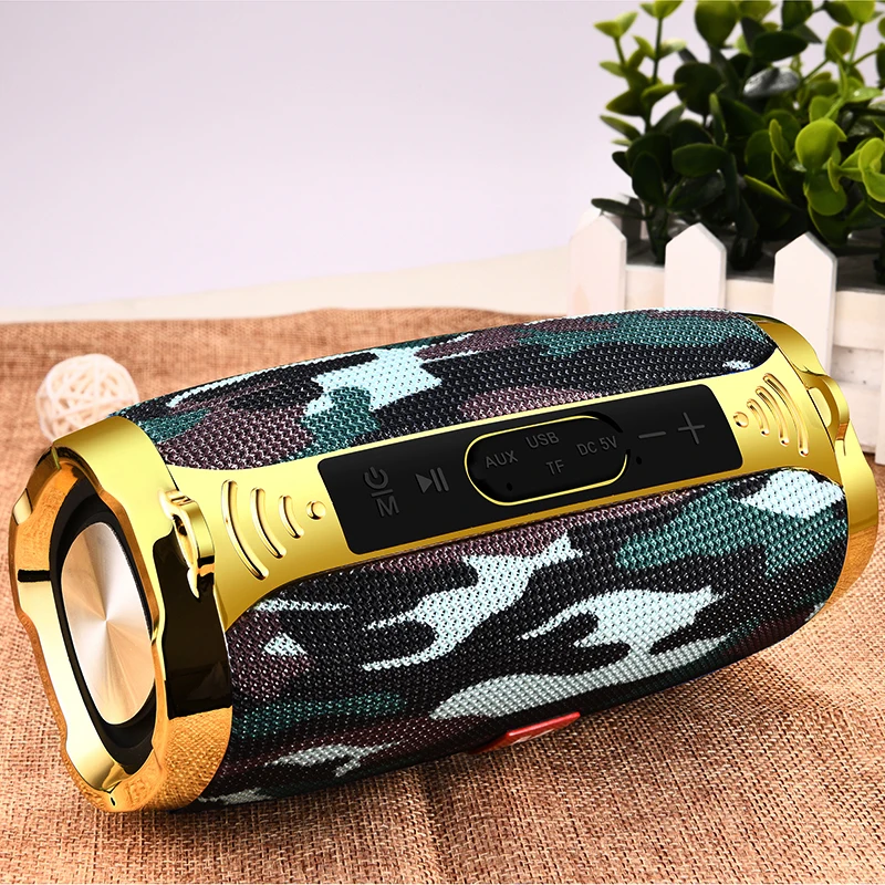 Беспроводная портативная звуковая колонка Bluetooth 20 Вт стерео сабвуфер fm радио