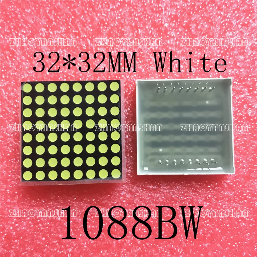 10 шт. X светодиодный точечный матричный дисплей 8x8 3 мм 32*32 белый общий катод анод