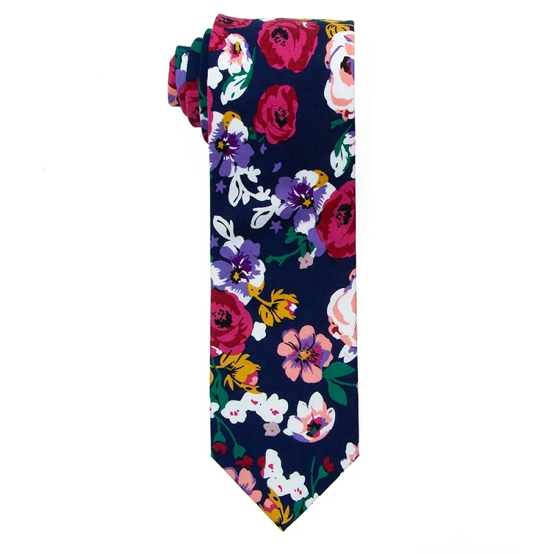 Портной Смит 7,5 см с принтом Пейсли Цветочный Хлопок Галстуки Мода дизайнер Красочные Пейсли цветок галстуки галстук для мужчин свадьба - Цвет: PCT-008 Cotton Tie