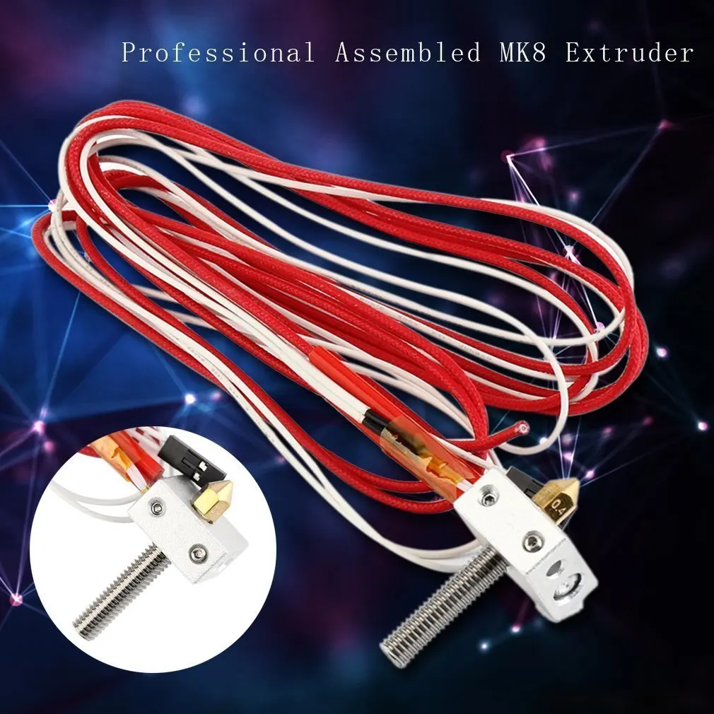 DIY Hotend عدة فوهة MK8 الطارد الحلق سخان 1.75 ملليمتر/0.4 ملليمتر الطارد سخان كتلة ل Anet A2 A8 3D أجزاء الطابعة العالمي