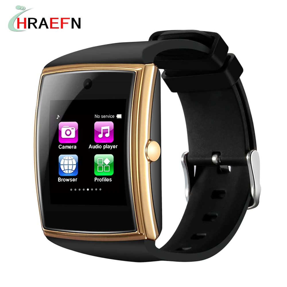 

Hraefn Reloj inteligente LG518 Bluetooth Smart Watch support Sim TF NFC relogio Smartwatch for ios iphone Android phones PK gt88