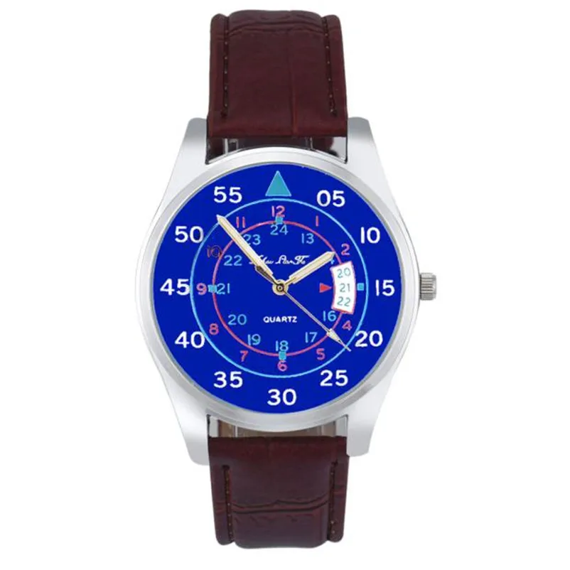 Men's watches quartz leather Time watch band leather Analog Quartz Wrist Watch clock men sport Casual Relogio masculino M16 (6)