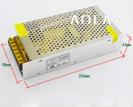 

Ac 220 v to dc24 v switching power supply transformer 2a 120 w LED monitor equipment power supply