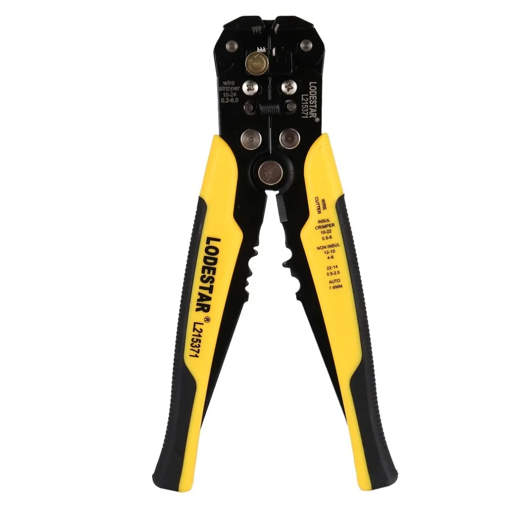 

Lodestar L215371 Multifunctional Automatic Cable Wire Stripper Crimper Crimping Cutting Plier Stripping Terminal Hand Tool
