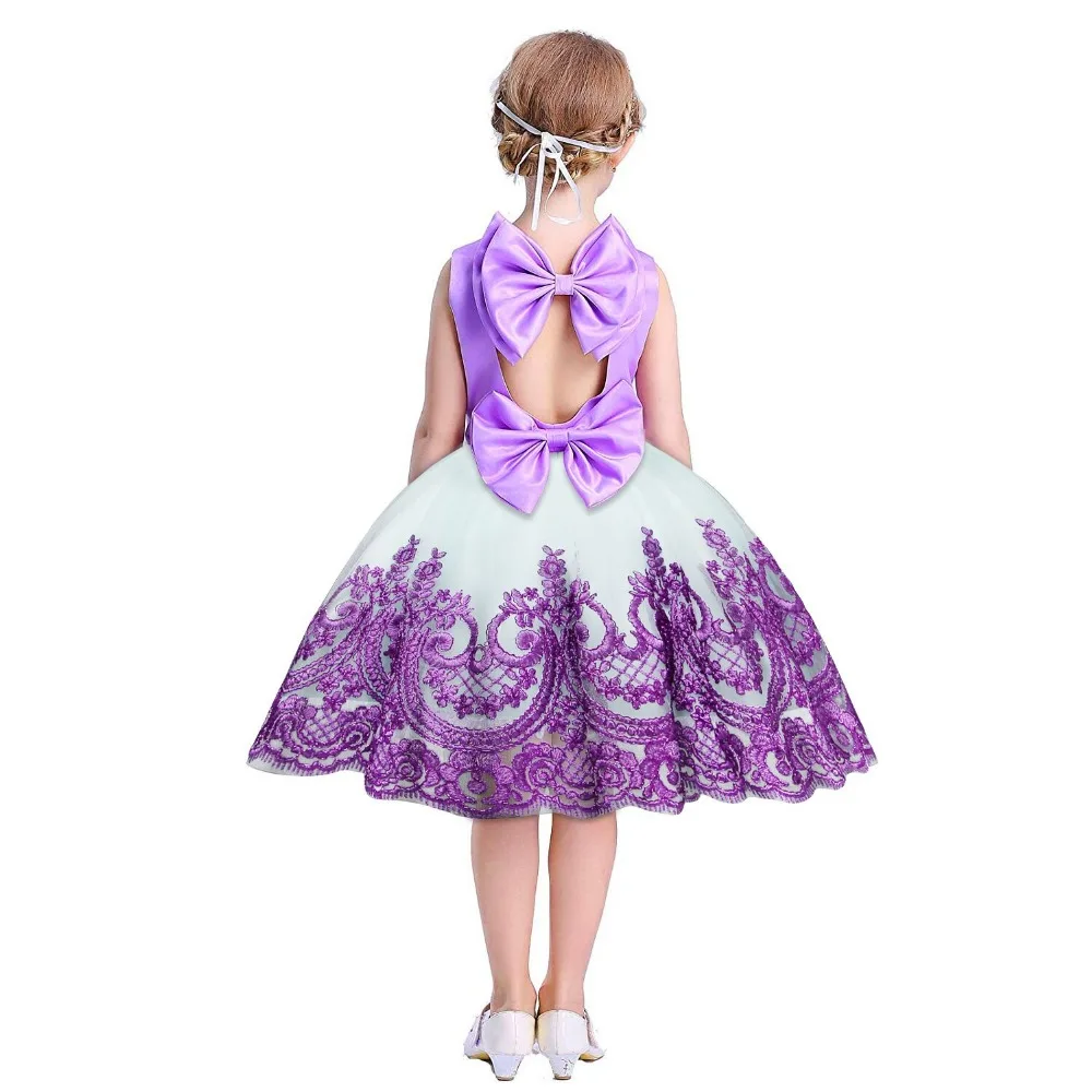 

EMS DHL FREE European and American Baby Party Dress Flowers Wedding dress embroidered princess Holiday Baby Clothing Halter