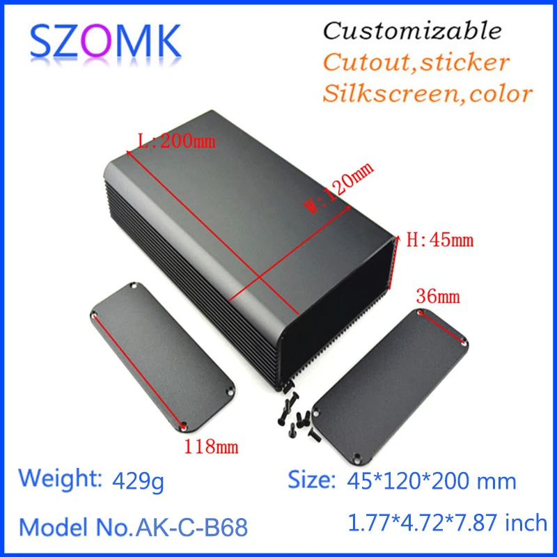 aluminum extrusion case szomk aluminum project box electronics enclosure for pcb aluminum amplifier housing box extruded junction box aluminum diy box pcb control enclosure electrical gps tracker outlet boxes  (3).jpg