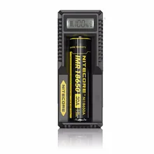 Nitecore um10 Smart Батарея Зарядное устройство ЖК-дисплей Дисплей Универсальный USB Мощность для литий-ионных IMR Батарея путешествия Адаптеры питания