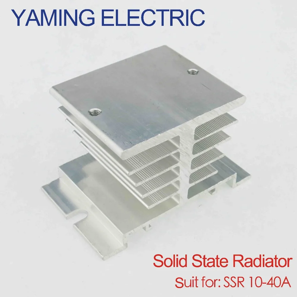 

1PC SSR Solid State Relay Radiator fin other spare parts mini Heat Sink Dissipation Single phase Aluminum for SSR 10-40A