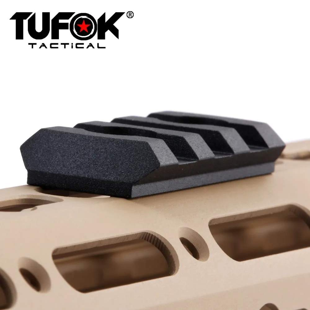 TuFok Keymod Picatinny Rail Panel супер Низкопрофильный Тактический рельс 3 слота ультратонкий