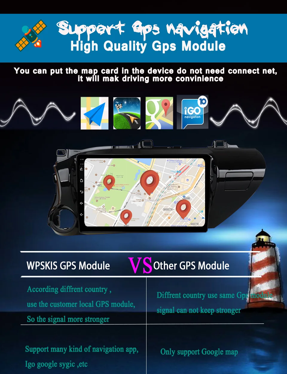 Flash Deal Octa core Android 9.0 Auto Car DVD video Player radio audio stereo music tape gps glonass for Toyota Hilux 2016+ rds dab mirror 6