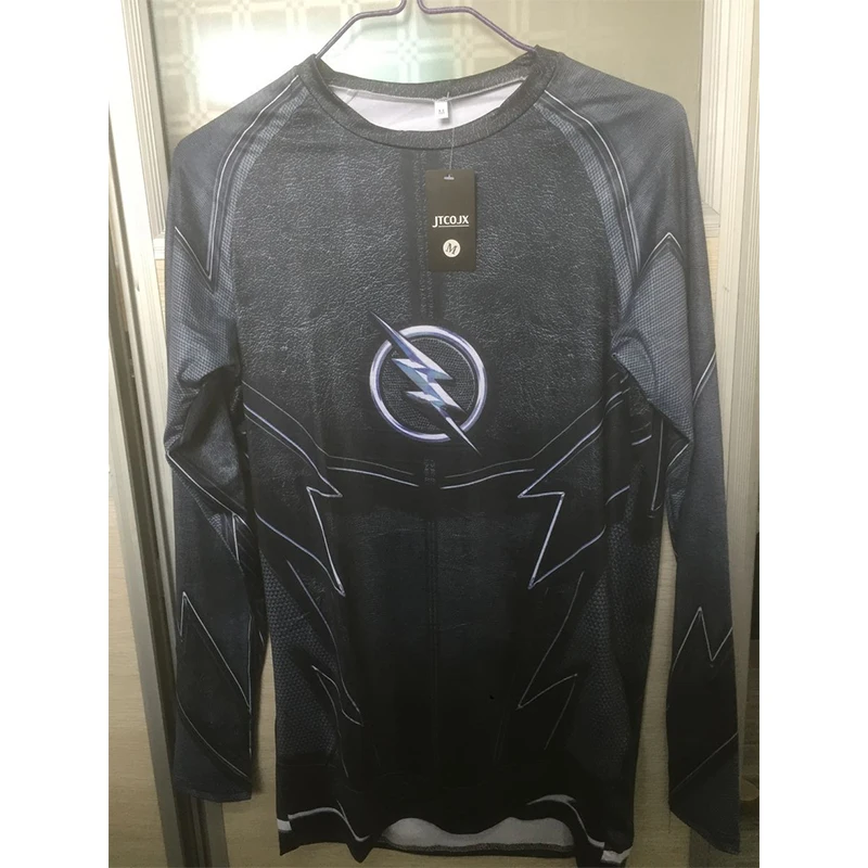ZOOM 3D Printed T-shirts Men Raglan Long Sleeve Compression Shirt Flash Cosplay Costume crossfit fitness Clothing Tops Male ZOOM 3D Printed T-shirts Men Raglan Long Sleeve Compression Shirt Flash Cosplay Costume crossfit fitness Clothing Tops Male