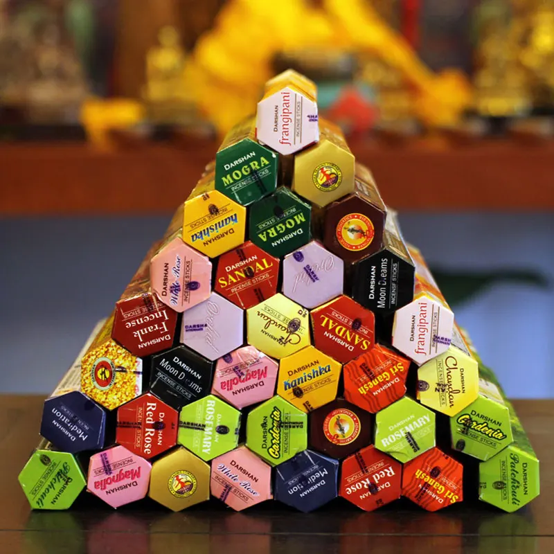 

1/3/7/10 Boxes tibetan Incense Stick With Plate Indian Incense Premium Multiple Flavor Mixed Package sandalwood incense M $