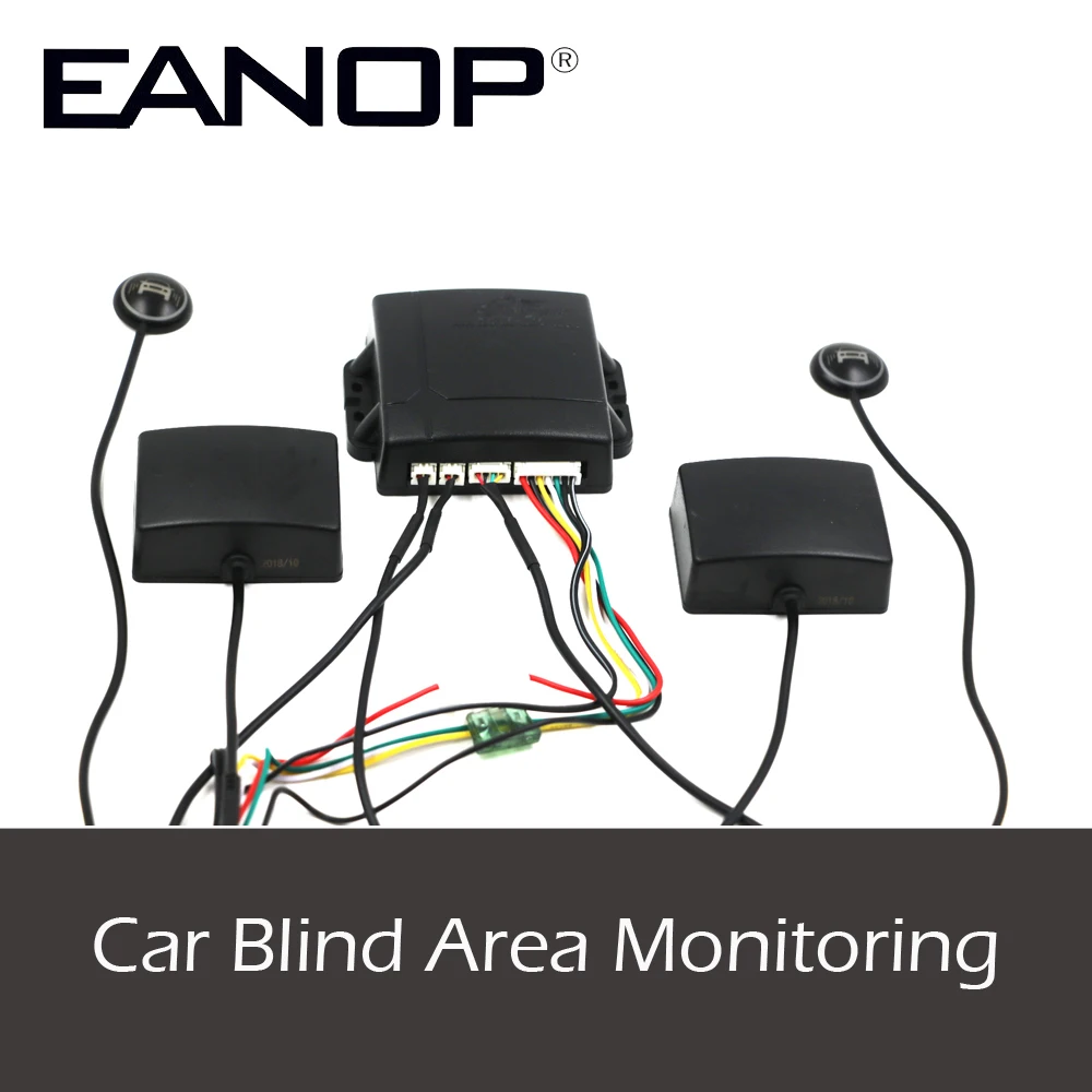 

EANOP Car Blind Spot Monitoring System LED display Warning 0.3-4M with 2.4G Sensors for Universal Cars