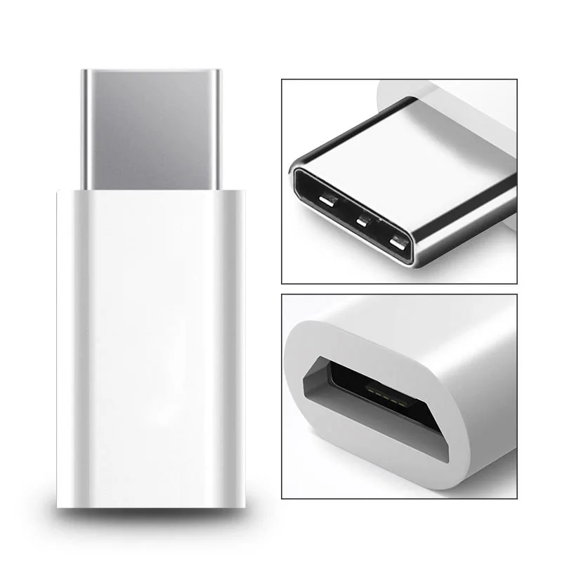 Переходник с Micro USB Мама на Type C папа кабель OTG 3 0 преобразователь данных для