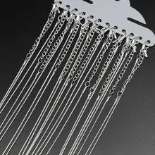 Аксессуары 12 шт./упак. золотые, серебристые, белые K коготь омара застежка змея Цепочки и ожерелья цепи "сделай сам" для изготовления ювелирных изделий, материалы