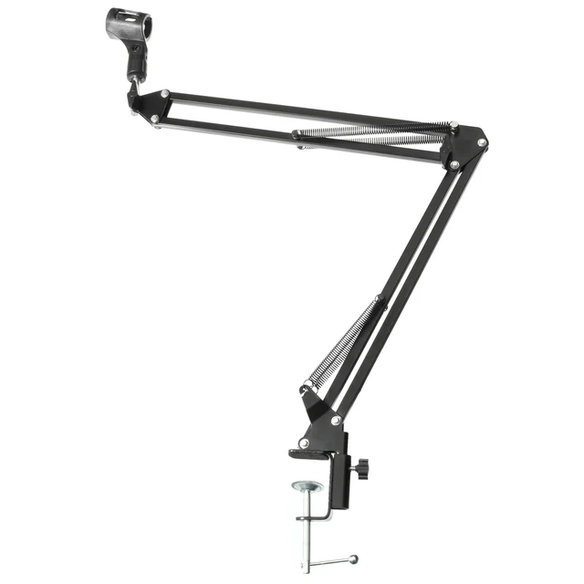 New Recording Microphone Holder Stand Clip Mic Adjustable Suspension Boom Table Bracket With Shock Holder Mount For Micrphones