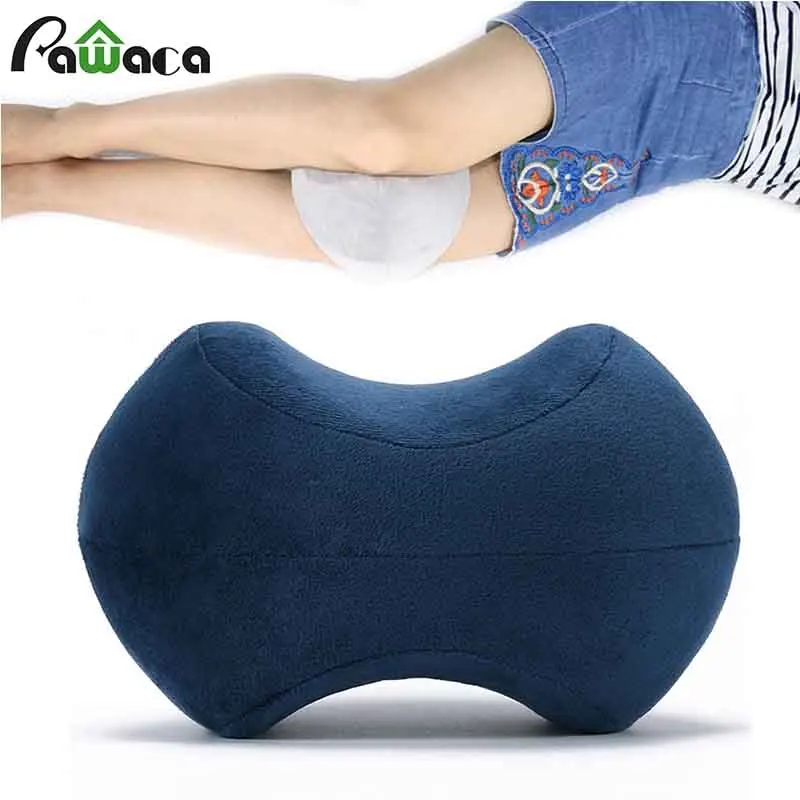 Memory Foam Knee Pillow for Sleeping Cotton Slow Rebound Clip Leg Pillow Ease Leg/Knee Pain Side Pillow Relax Body Supplies