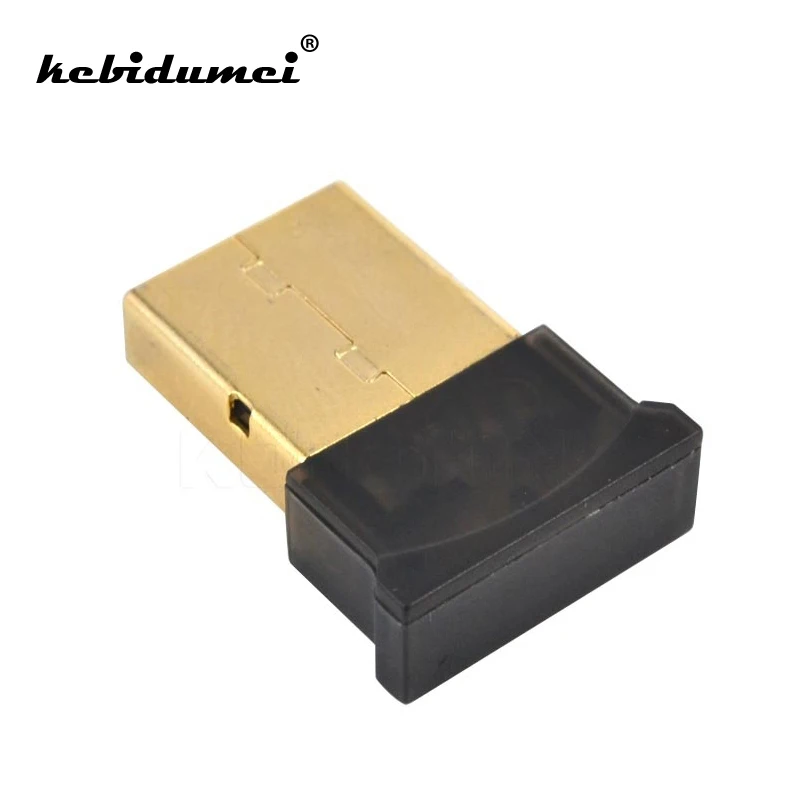 

kebidumei USB 2.0 Bluetooth Version 4.0 Adapter Wireless Dongle EDR Adaptor 1-100M 3Mbps for Laptop Notebook Tablet PC Computer