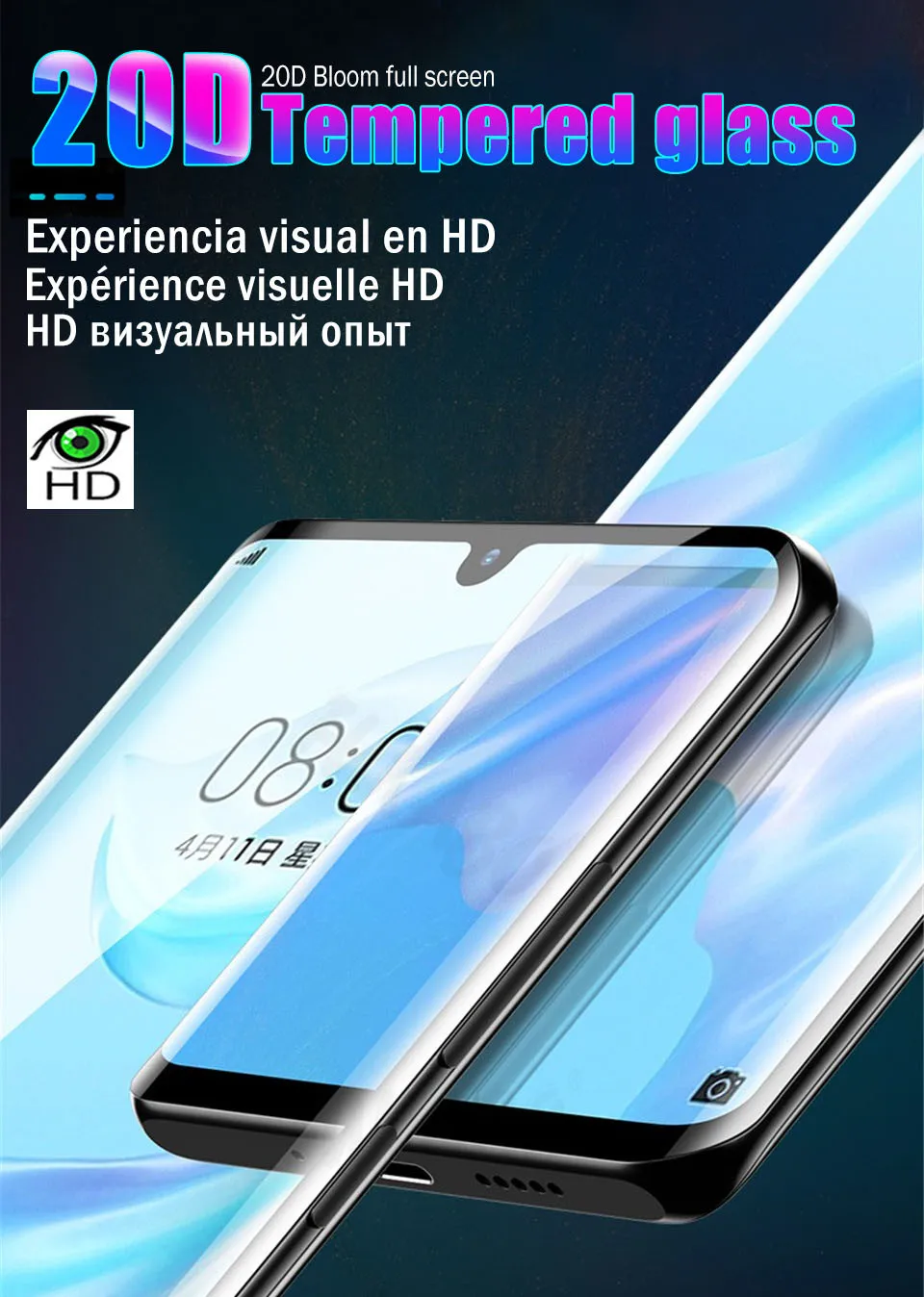 20D полное покрытие из закаленного стекла для huawei P30 P20 Lite mate 30 10 Pro P Smart Защитная пленка для экрана huawei Nova 2i