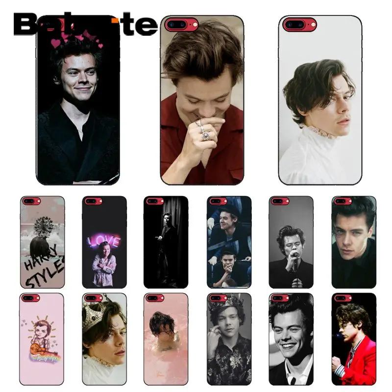 Babaite One Direction tattoos Harry Styles Novelty Fundas Phone Case for iPhone 8 7 6 6S Plus 5 5S SE XR X XS MAX Coque Shell | Мобильные