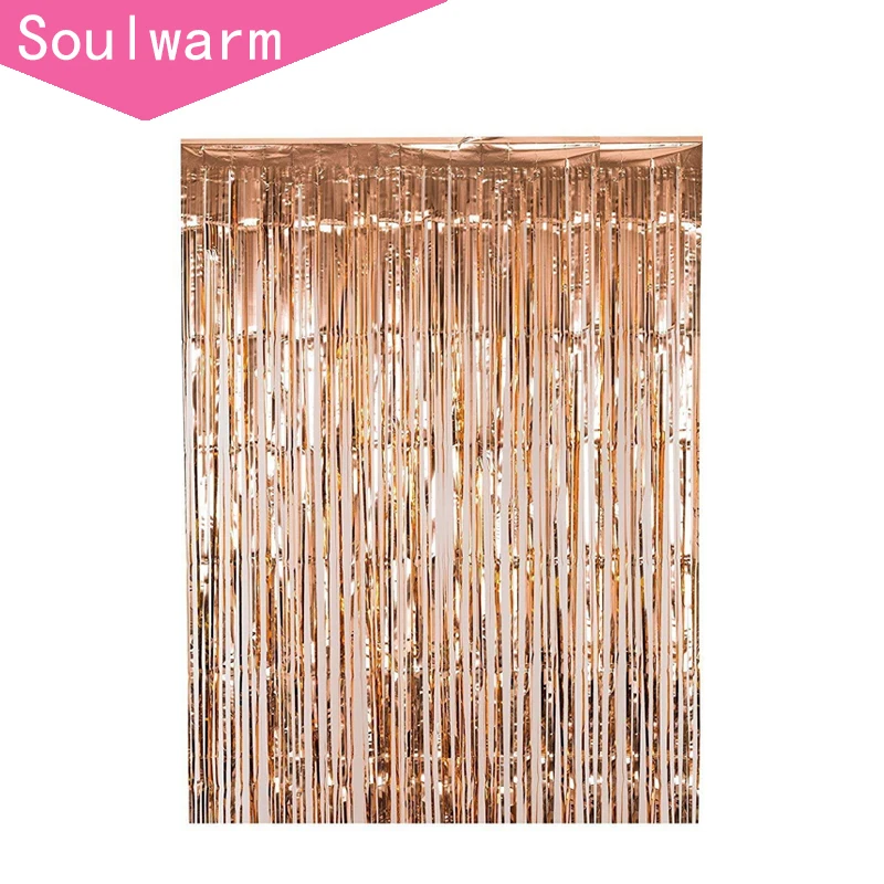 

2M Rainbow Backdrop Foil Curtains Photography Birthday Party Decoration Bride to be Bachelorette Party Decorations Hen Party