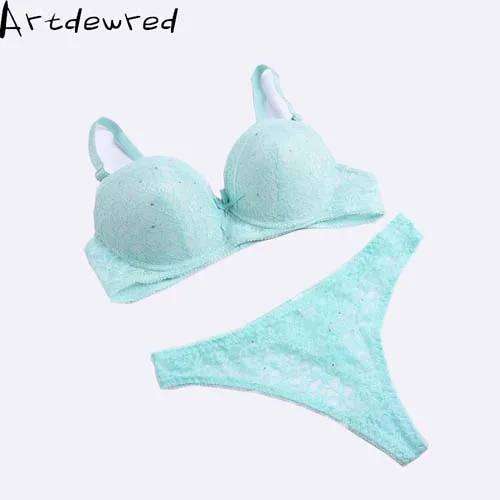 Artdewred Brand Sexy Underwear Women Bra Set Lingerie Set Luxurious Vintage Lace Embroidery Push Up Bra And Panty Set_voghion.com