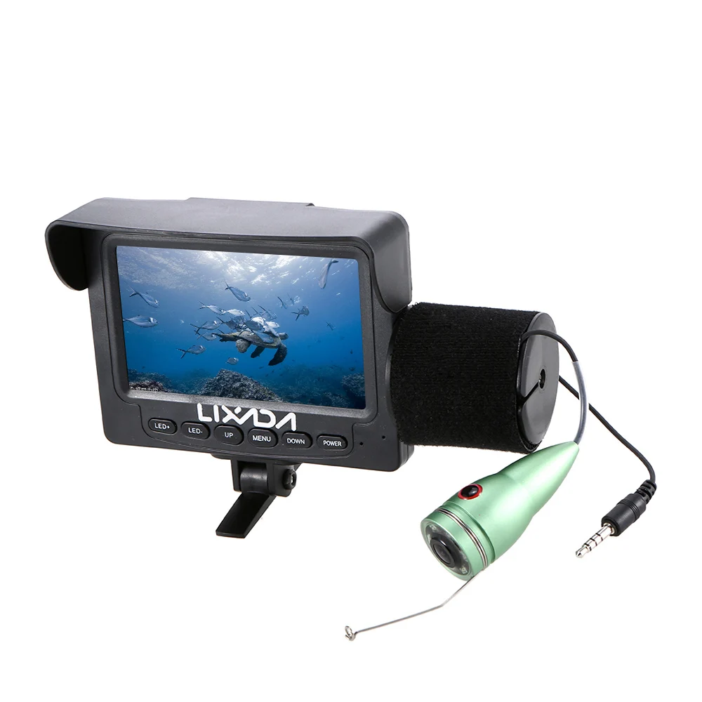 

Lixada 1000TVL 4.3inch LCD Monitor Fish Finder LED Night Vision Underwater Fishing Camera 165 Wide Angle 15M Cable +float