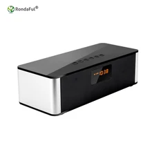 Double Speaker Stereo Bluetooth Speaker with Stereo FM AUX Wireless Super Bass LED Subwoofer Radio Bluetooth Column Receiver