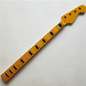 

Electric P Bass Guitar Neck Replacement Maple 20 Fret yellow gloss finished
