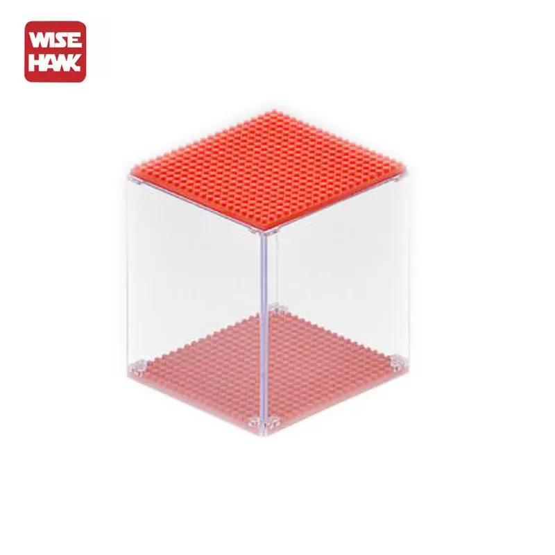 Wisehawk Hot Mini Blocks Lighting Display Base And Case Box For Plastic Diamond Building Bricks Diy Micro Action Figure Showing