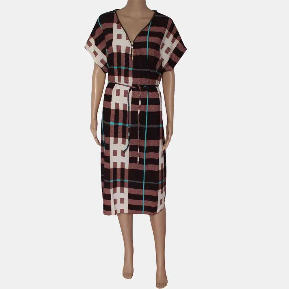 

Tilapia summer big dress hot sale lastest ankara styles african fashion loose fitting femme vestidos vintage design short dress