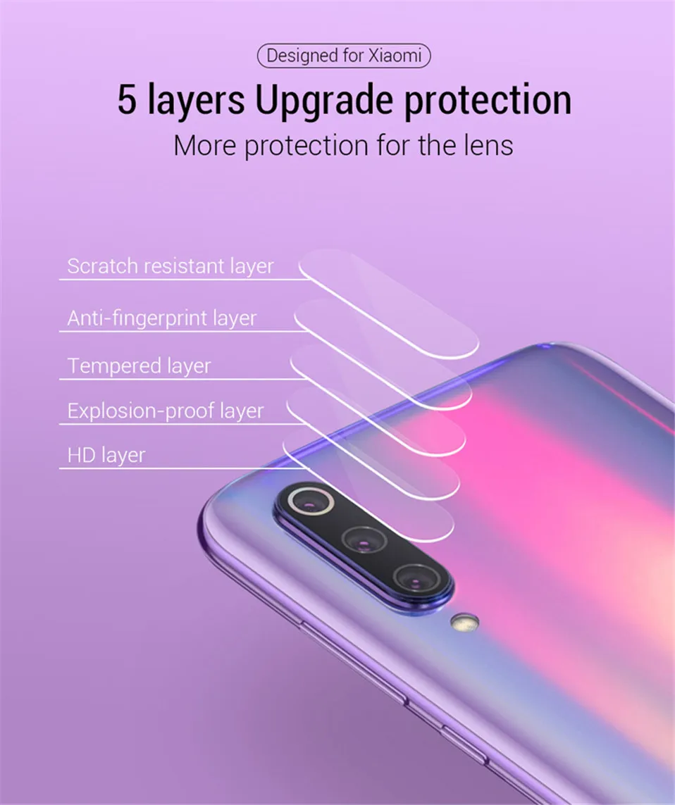 Защита для экрана объектива камеры Xiaomi mi 9 9SE mi 8+ металлическое защитное кольцо для задней линзы из закаленного стекла для Xiaomi mi 9 SE mi 8 mi 8