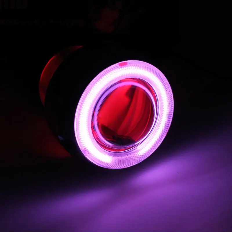 Brand ABC Purple AngelEye Super HID BI-XENON Motorcycle Projector LENS KIT New with Red Devil Eye | Автомобили и мотоциклы