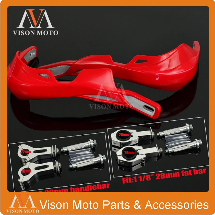 

Red Motocross Handguards Hand Guards For Motorcycle Dirt Bike CRF KTM YZ KXF450 250 KX125 250 KLX250 KLX450 RMZ KLX