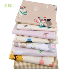 Chainho, светильник, коричневая Зимняя серия, саржевая хлопковая ткань с принтом, Лоскутная Ткань для шитья и стеганого шитья, материал для детей и малышей