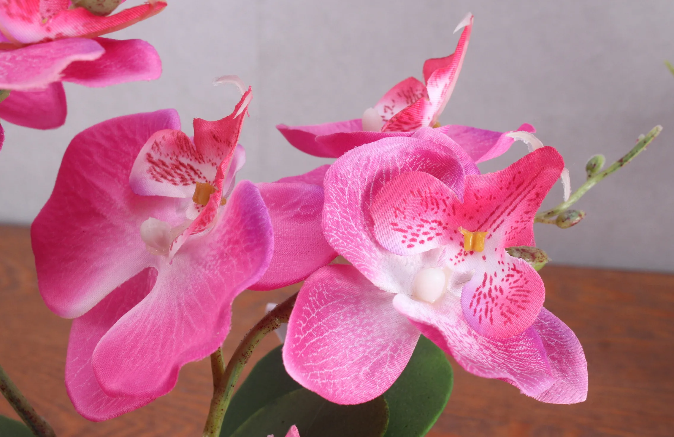 3 ветки искусственные цветы, орхидеи растение в горшках шелк фаленопсис пена лист пластиковая ваза поддельные цветы Сад домашний декор 1 компл. Бонсай