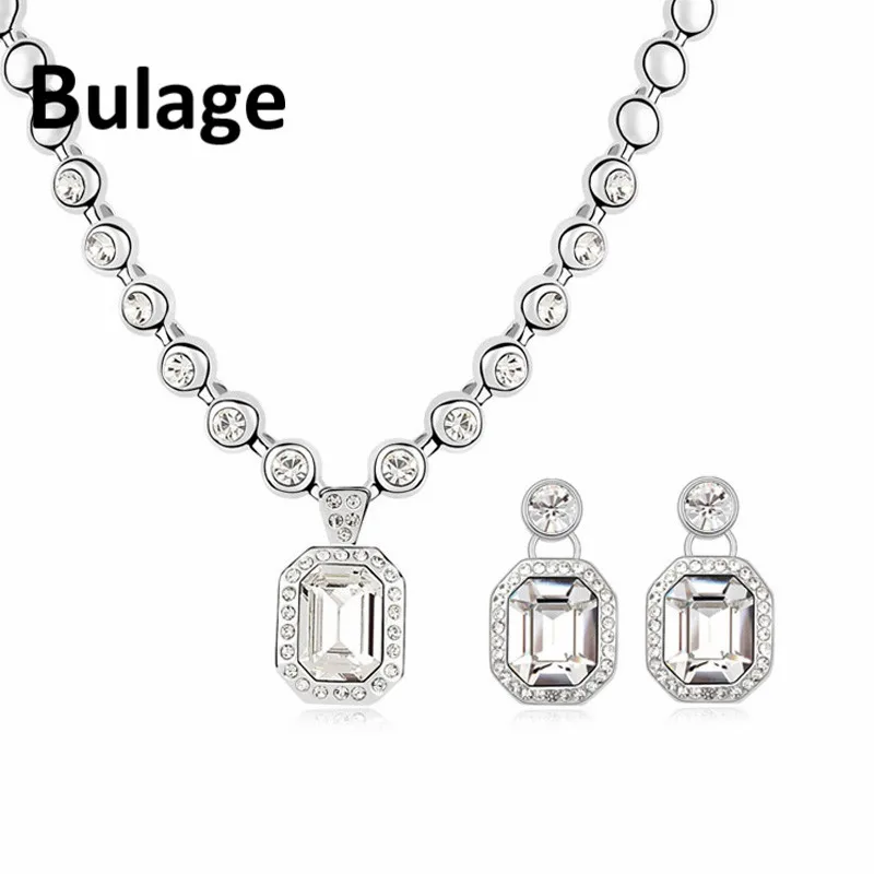 

Fashion Statement Jewelry Sets Maxi Necklace Piercing Earrings Crystals From Swarovski Party Accessories Best Gifts For Women