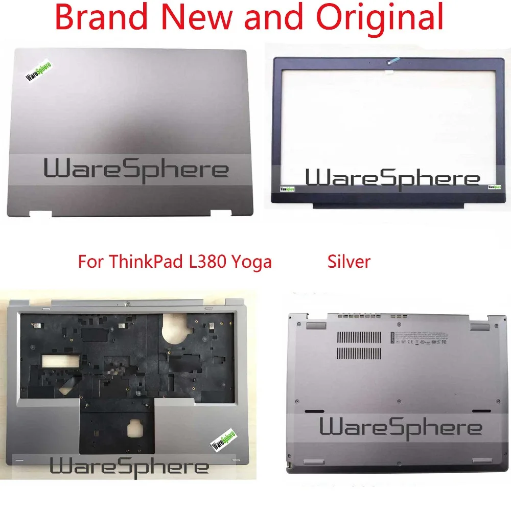 NEW For Lenovo ThinkPad Yoga L380 Yoga S2 LCD Back Cover 02DA291 LCD Bezel 02DA287 Top Cover 02DA300 02DA299 Bottom Case 02DA305