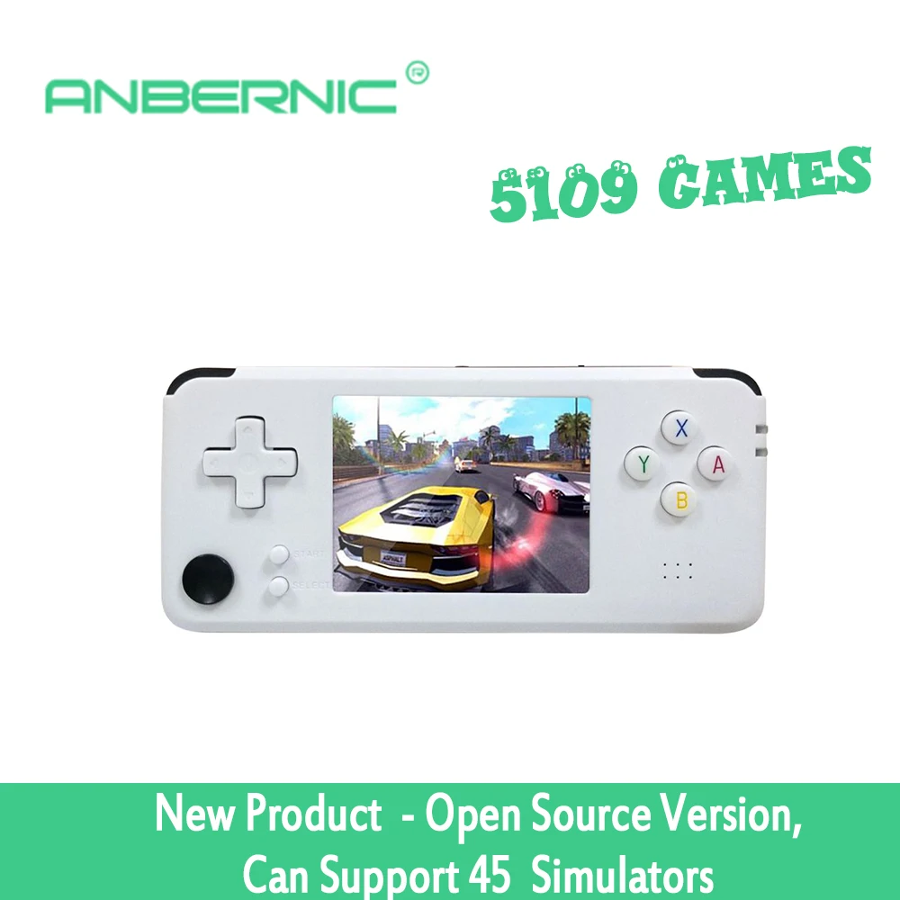 

rs-97 NEW Double system 32G Video Game Handheld Game Console Retro Game plus 5000 Free games Dual-Core 360 Degree Controller