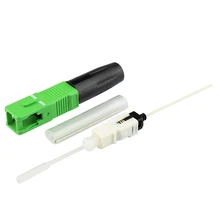 50 pcs/lots SC/APC Fiber Optic Hot Melt type Fiber Optic Connector/FTTH Fast Connector Optical Fiber Communication Tools