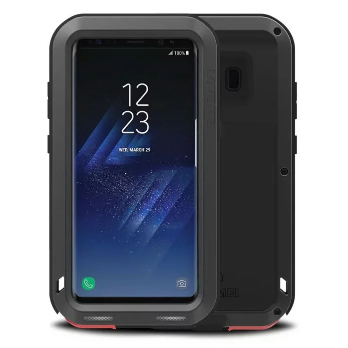 bilder für EXTREME Aluminium Schmutzfester Stoßfest Fall Metallabdeckung Glas Gehäuse für Samsung Galaxy S8 Plus bilder für EXTREME Aluminium Schmutzfester Stoßfest Fall Metallabdeckung Glas Gehäuse für Samsung Galaxy S8 Plus