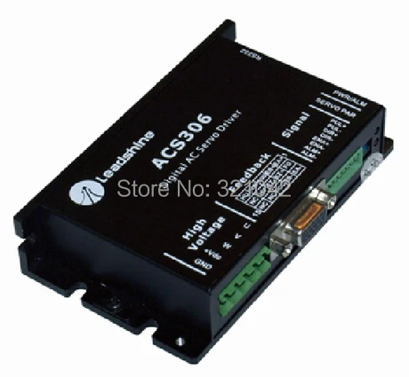 

free shipping,Leadshine ACS306 AC servo drive work parameter 30 VDC 0A to 15A for BLM50205 servo motor