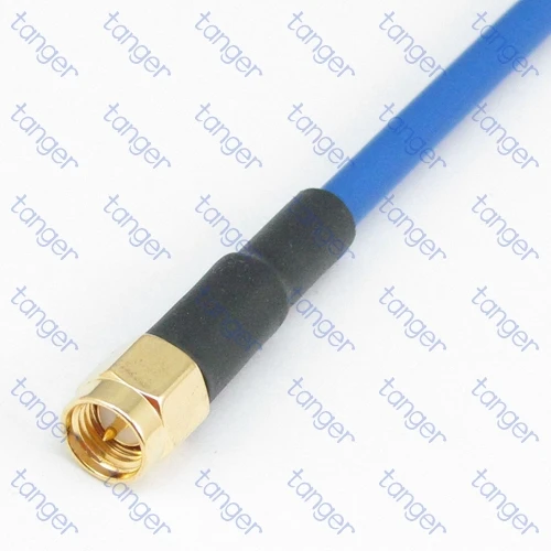 Прямая розетка SMA с разъемом типа Папа папа RG402 RG141 синий коаксиальный