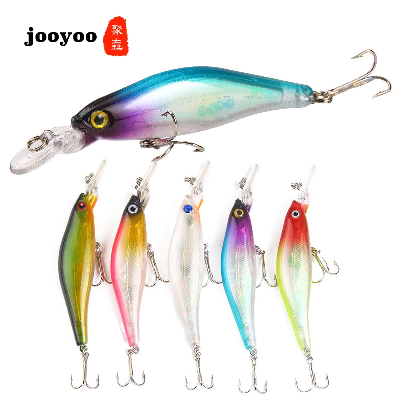 

Fishing Lure Hard Bait 5 Color Translucent Bait 8.5cm/11.4g Laser Minnow Suspension Plastic Lure Bait Fishing Bait jooyoo